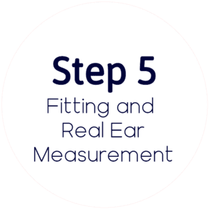 Step 5 - Fitting and Real Ear Measurement
